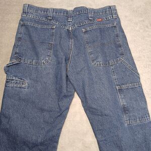 Wrangler 34x32 Fleece Lined Carpenter Jeans Blue Gorpcore-Lite Rugged Utility 34
